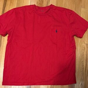 Polo by Ralph Lauren Men's Red Short Sleeve Tee